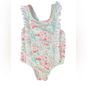 LITTLE ENGLISH One Piece Floral Swimsuit - 5Y